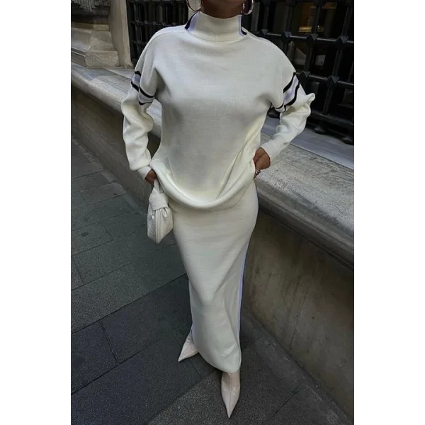 Etekli Spor Çizgili Takım 9991