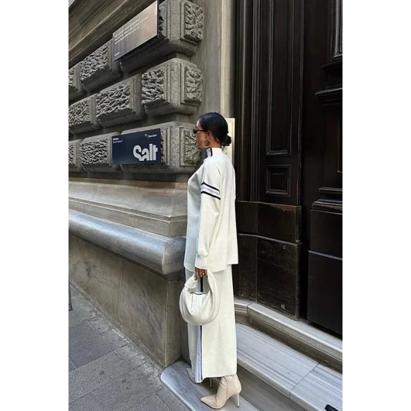 Etekli Spor Çizgili Takım 9991