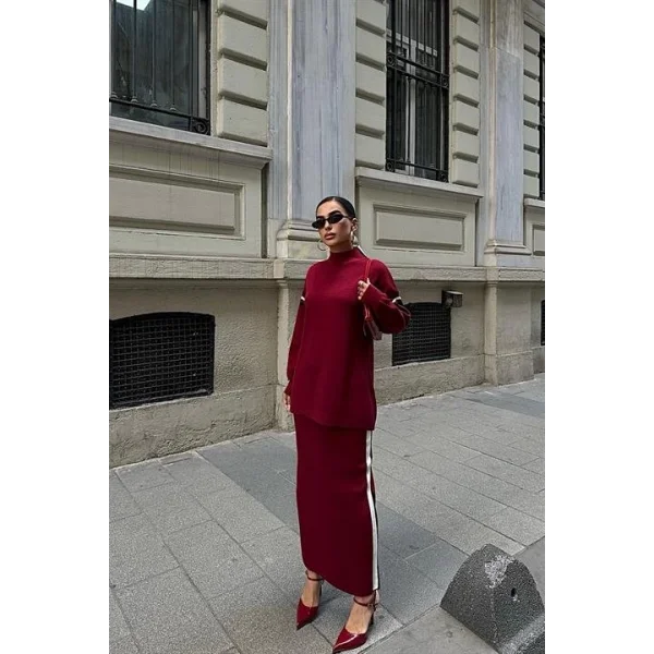 Etekli Spor Çizgili Takım 9991