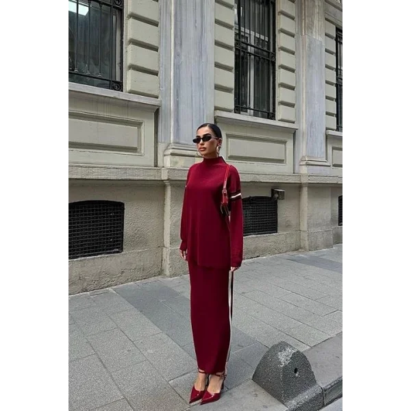 Etekli Spor Çizgili Takım 9991