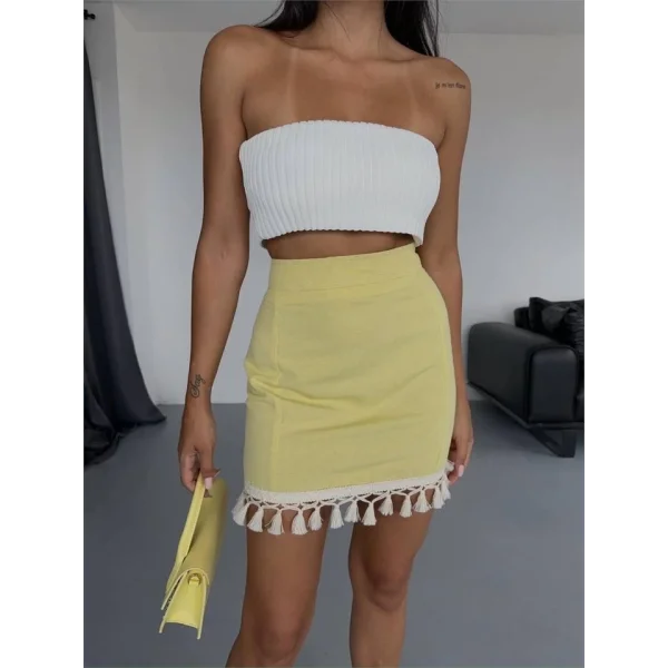 ETEKUCU PÜSKÜL ETEK - Sarı