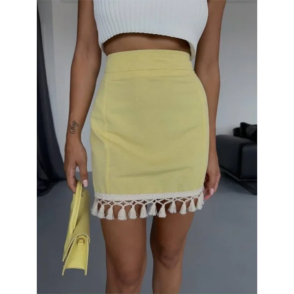 ETEKUCU PÜSKÜL ETEK - Sarı