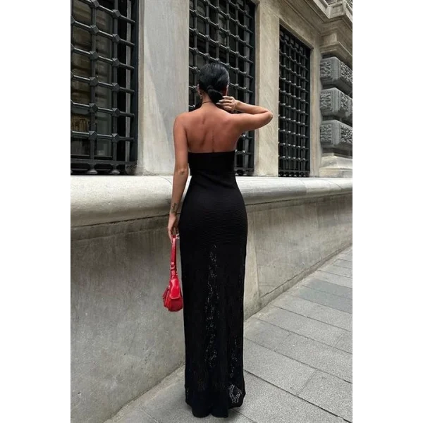 Eudora Ajurlu Straplez  Elbise 2771