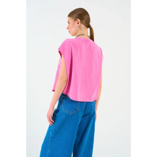 FEEİNG Tshirt  Fuşya