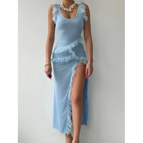 Felix Yırtmaçlı idi Tül Elbise