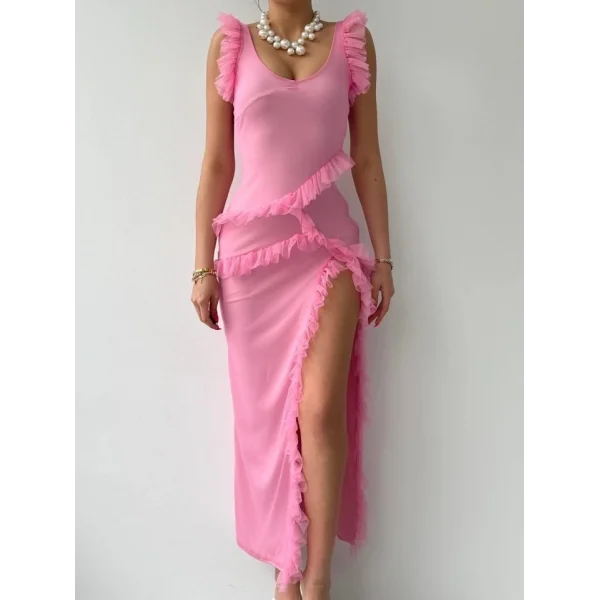 Felix Yırtmaçlı idi Tül Elbise