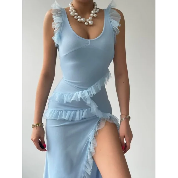 Felix Yırtmaçlı idi Tül Elbise