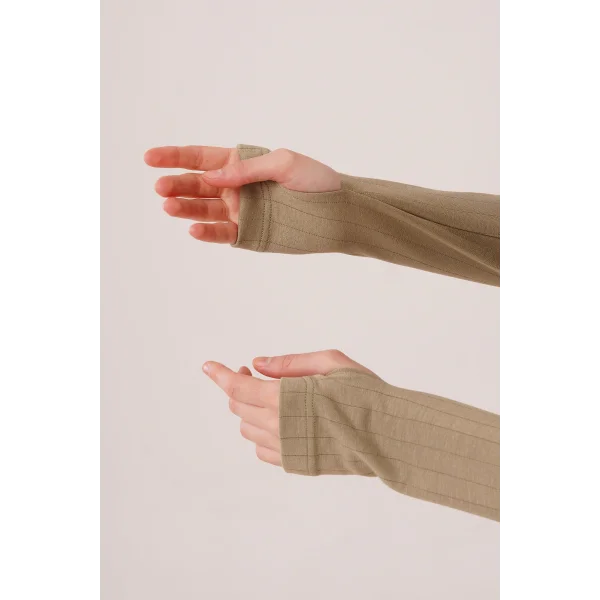 Fitilli Bluz Ve Pantolon Yeşil İkili Takım