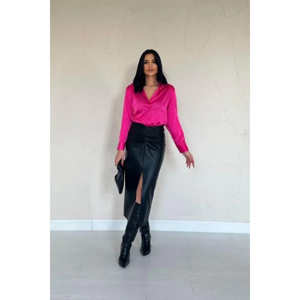 Fuşya aten Gömlek