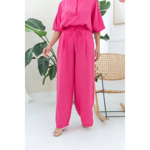 Fuşya V Yaka Takım