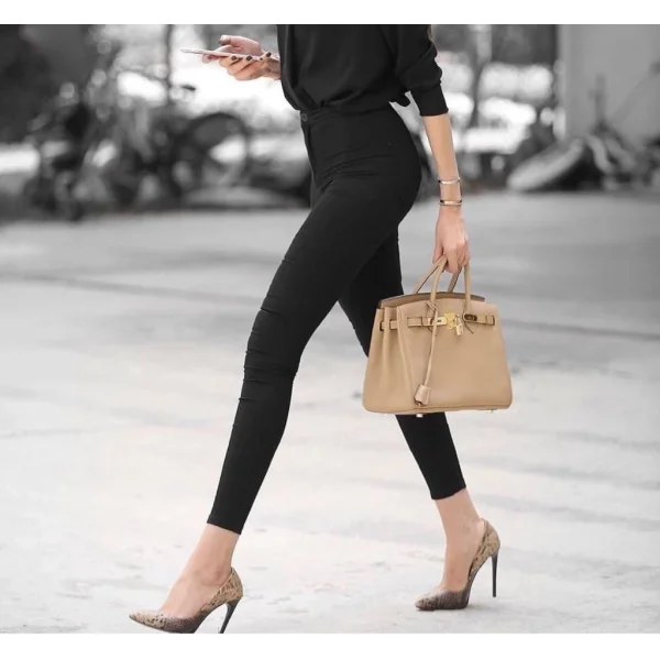 Gabardin Kumaş Yüksek Bel Pantolon 92cm Sbel 31cm