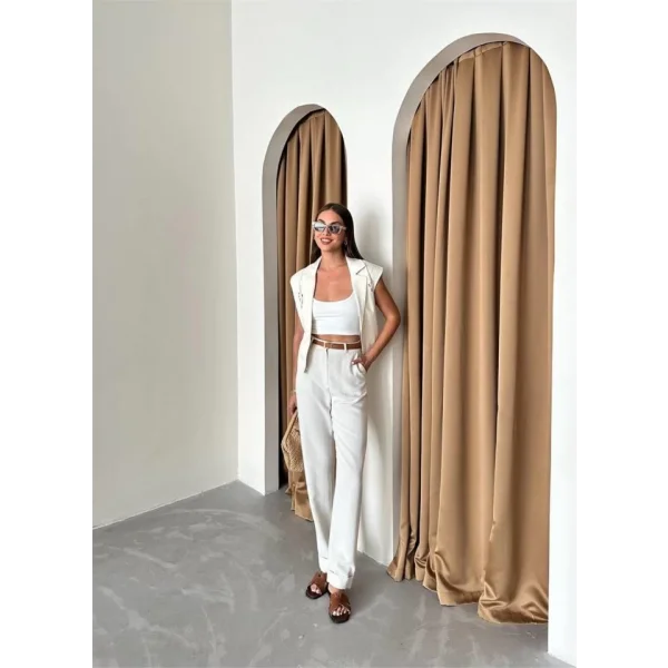 GABARDİN YEEK DANTE DETAYI  Ham