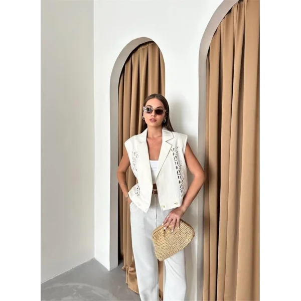 GABARDİN YEEK DANTE DETAYI  Ham