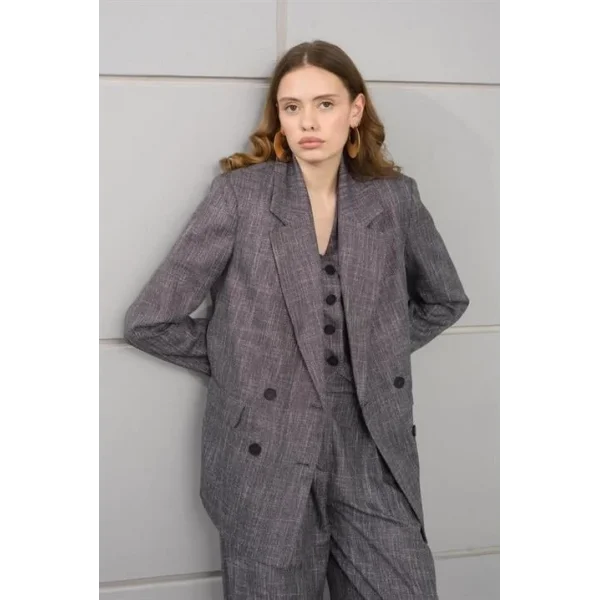 Gaelle Oversize Tuşe Ceket 6100-08