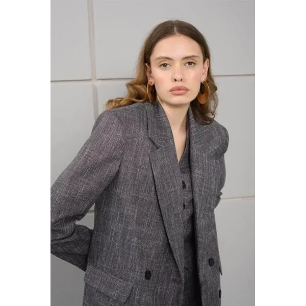 Gaelle Oversize Tuşe Ceket 6100-08