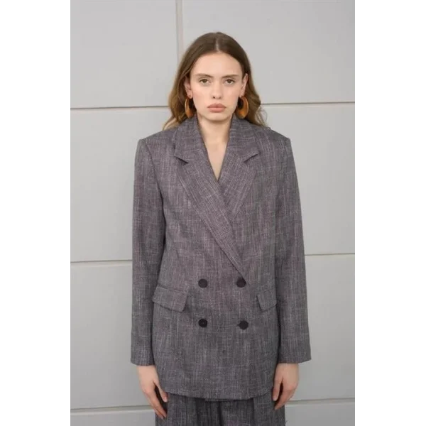 Gaelle Oversize Tuşe Ceket 6100-08
