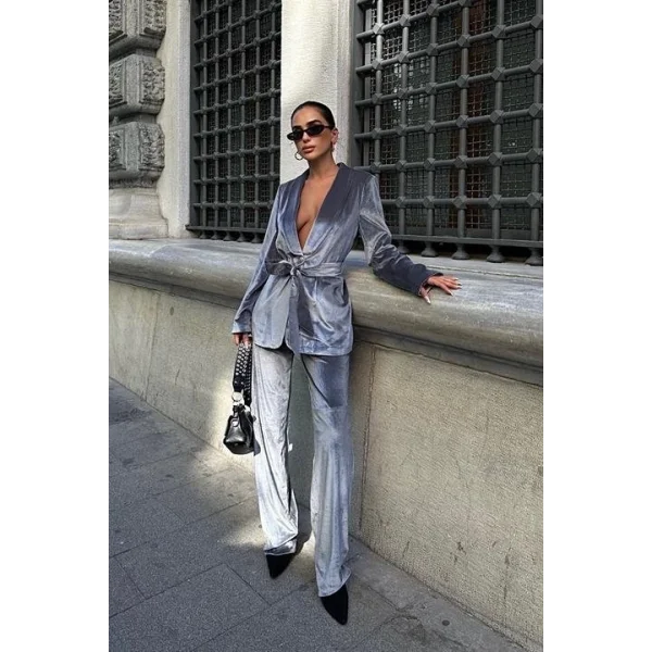 Gaitlin Oversize Kadife Takım 9897