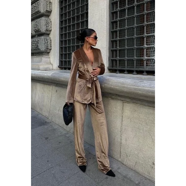 Gaitlin Oversize Kadife Takım 9897