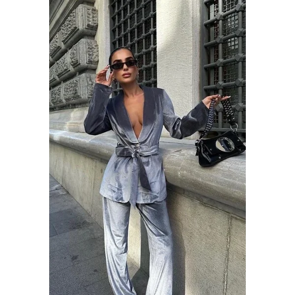 Gaitlin Oversize Kadife Takım 9897
