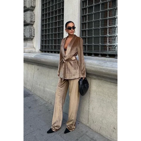 Gaitlin Oversize Kadife Takım 9897