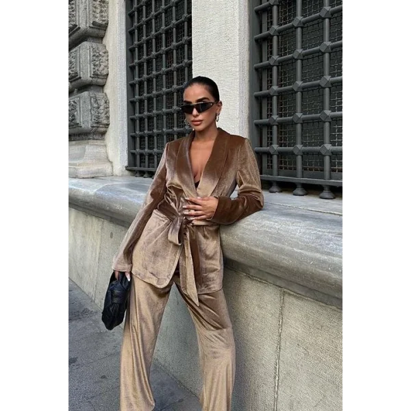 Gaitlin Oversize Kadife Takım 9897