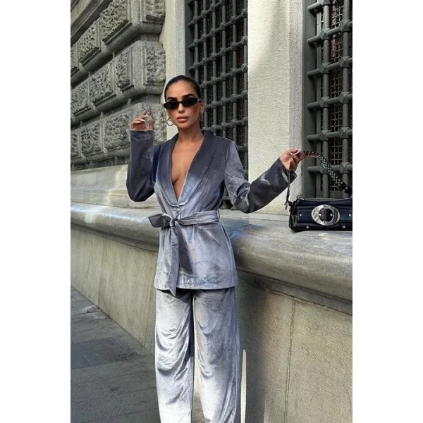 Gaitlin Oversize Kadife Takım 9897