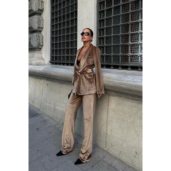 Gaitlin Oversize Kadife Takım 9897