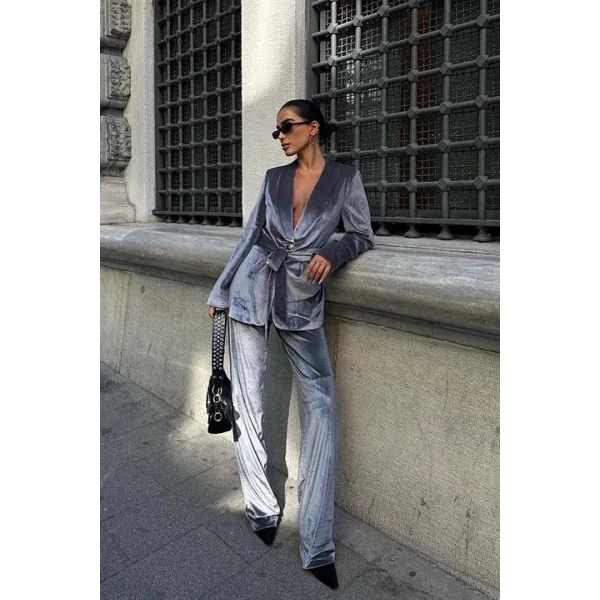 Gaitlin Oversize Kadife Takım 9897