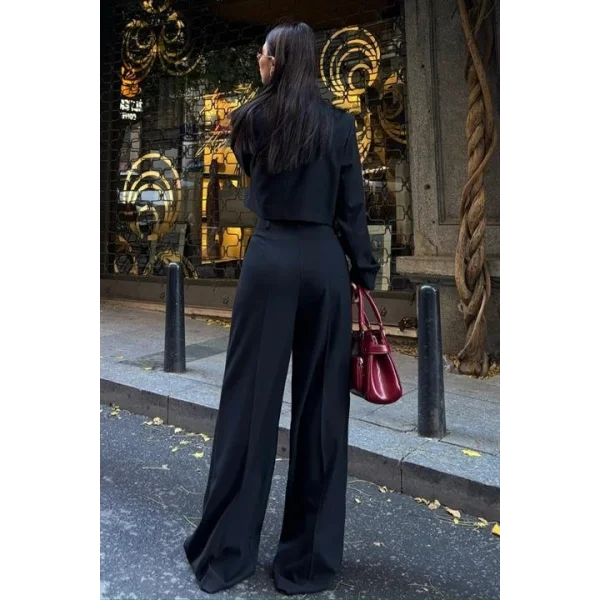 Garry Palazzo Pantolon Klasik Takım 9933