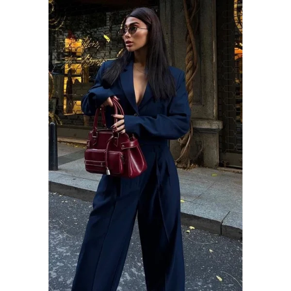 Garry Palazzo Pantolon Klasik Takım 9933