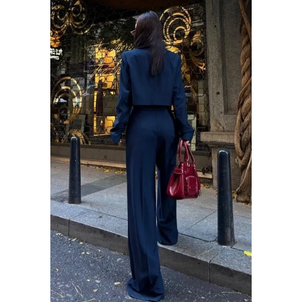 Garry Palazzo Pantolon Klasik Takım 9933