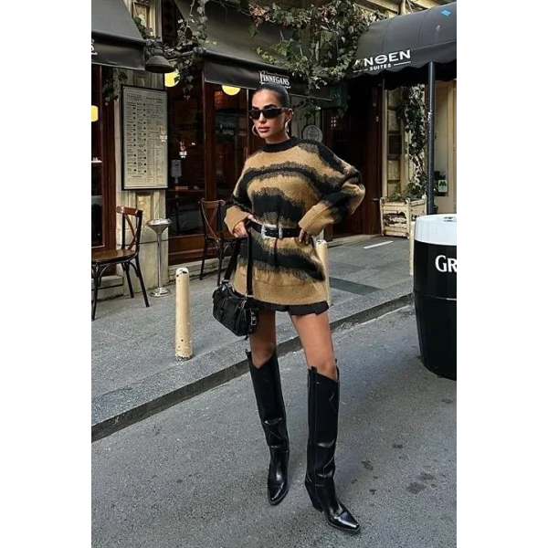 Geçiş Detaylı Şardonlu Kazak 1346