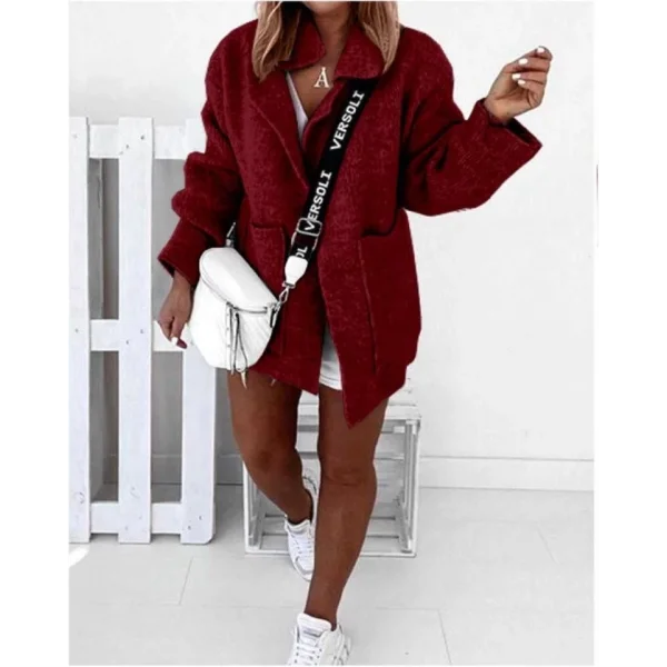 Geniş Cep Tasarımlı Hırka