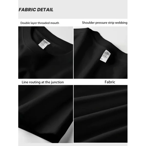 Geniş Kesim Pamuklu Tişört - GANDHI The Project Baskılı, Siyah, Rahat Kesim, Kısa Kollu, Günlük Kıyafet, Her Gün Giyilebilecek Tişört- Siyah