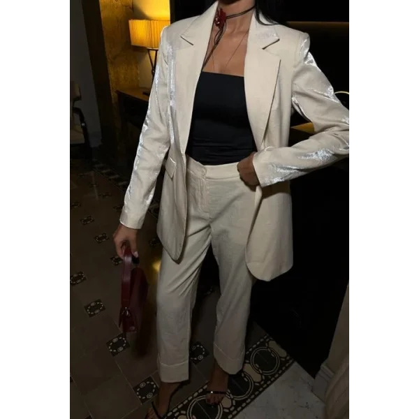 Gisella Parlak Saten Takım 9851