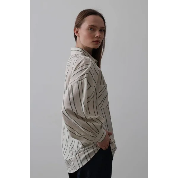 Gömlek - Bej-Yeşil