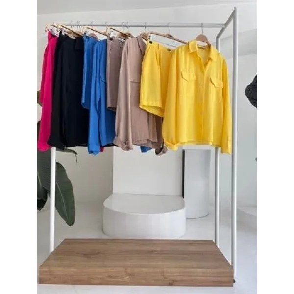 Gömlek Ve Şort Flamlı Keten Takım 10130