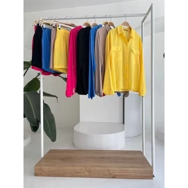 Gömlek Ve Şort Flamlı Keten Takım 10130