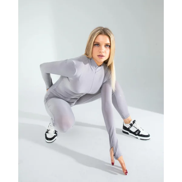 Gri Scuba Kumaş Tulum