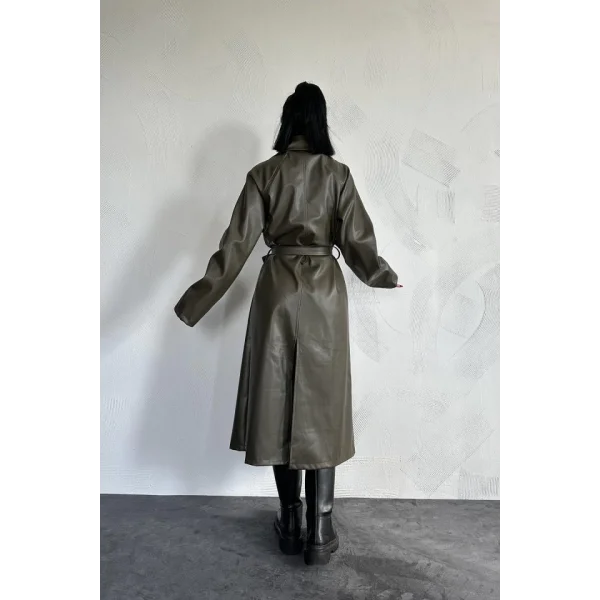 Haki Reglan Kol Trençkot