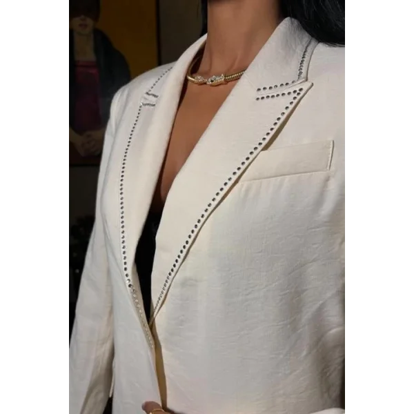 Hardy Taş Detay Blazer Ceket 6104-08