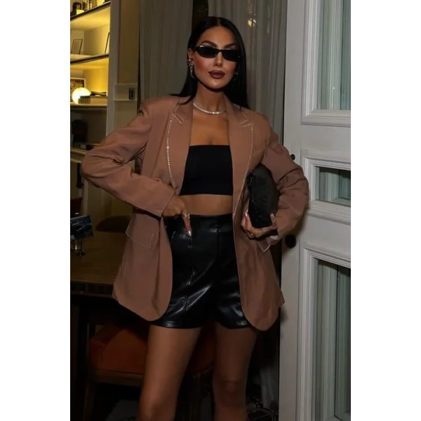 Hardy Taş Detay Blazer Ceket 6104-08