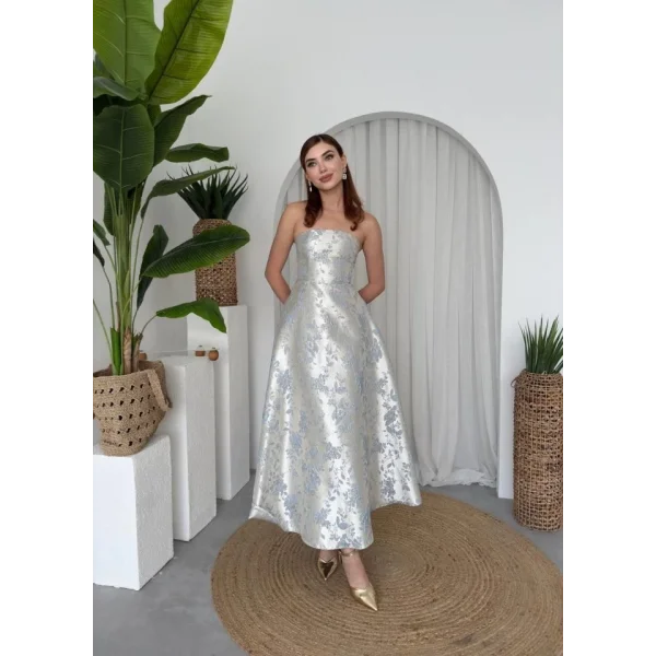 Haseki Straplez Elbise