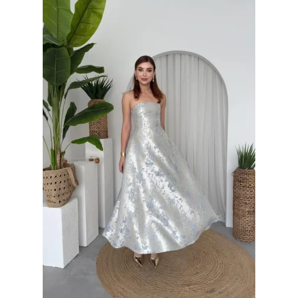 Haseki Straplez Elbise