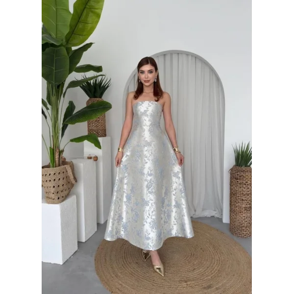 Haseki Straplez Elbise