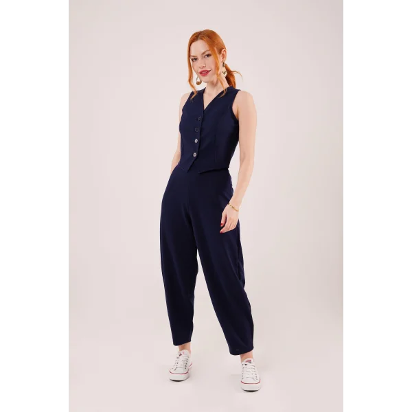 Havuç Kesim acivert Pantolon