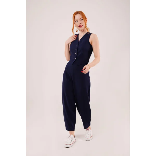 Havuç Kesim acivert Pantolon