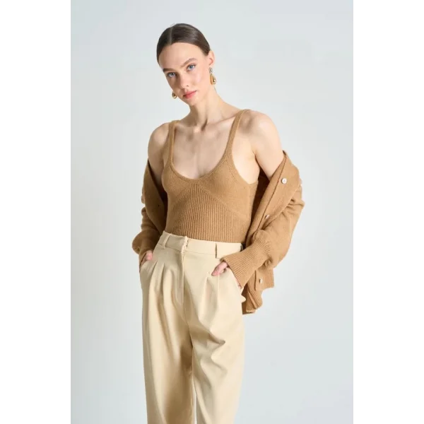 Hırka Atlet İkili Takım  Camel