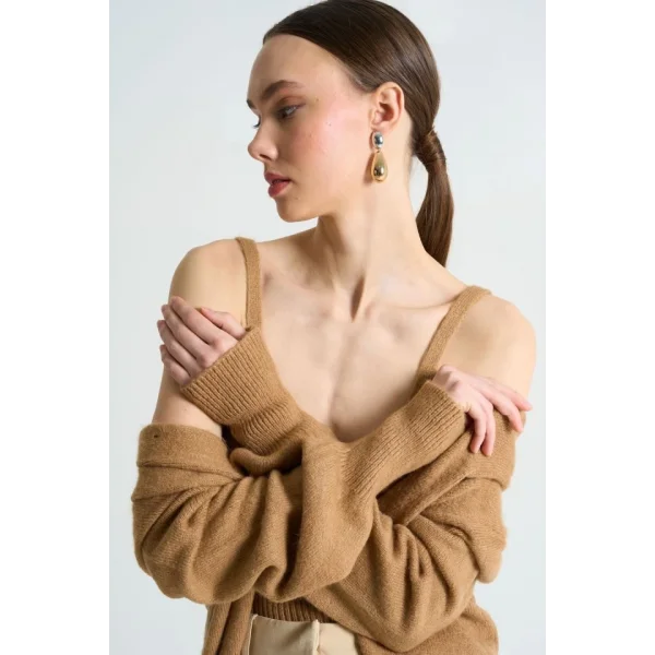 Hırka Atlet İkili Takım  Camel