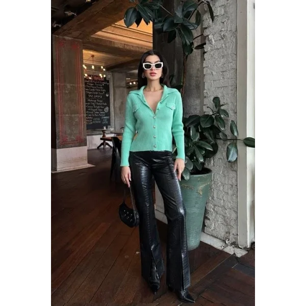 Houston Fitilli Triko Hırka 1287-15